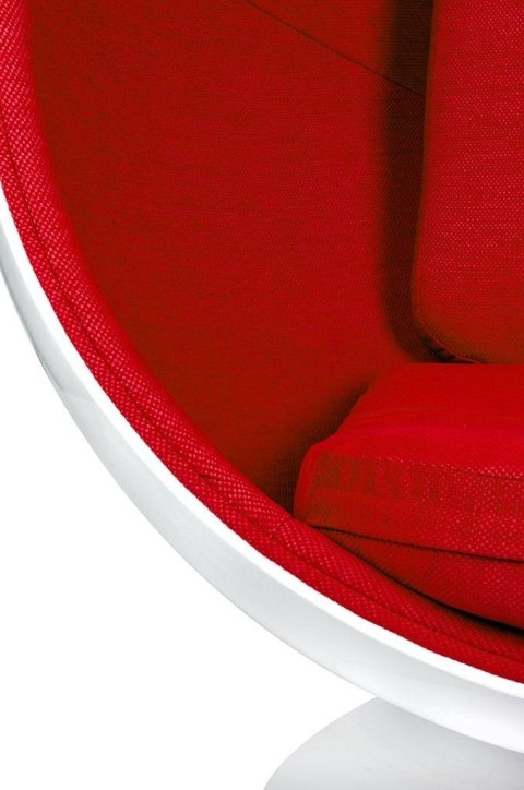 King Home Fotel BALL biało-czerwony - włókno szklane