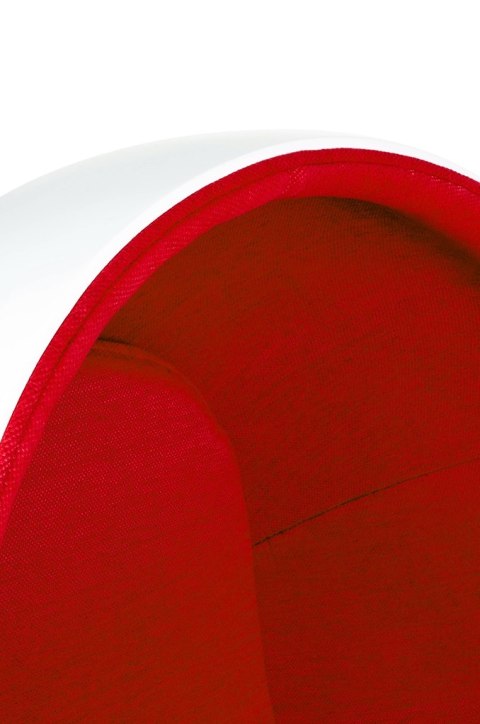 King Home Fotel BALL biało-czerwony - włókno szklane