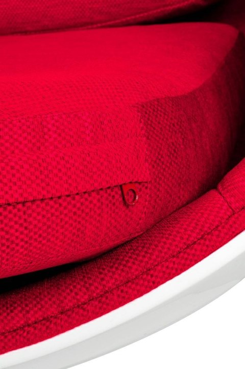 King Home Fotel BALL biało-czerwony - włókno szklane