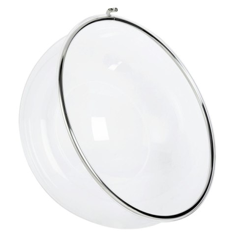 King Home Fotel wiszący BUBBLE poduszka żółta - korpus akryl, poduszka wełna