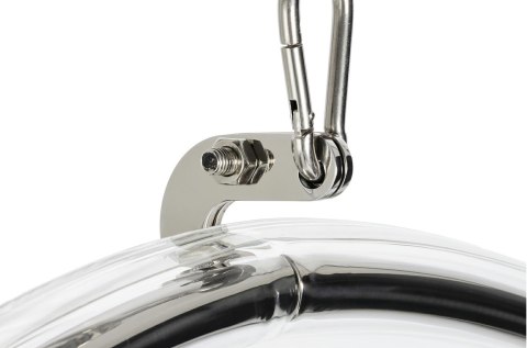 King Home Fotel wiszący BUBBLE poduszka żółta - korpus akryl, poduszka wełna