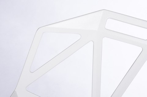 Krzesło SPLIT PREMIUM białe - aluminium