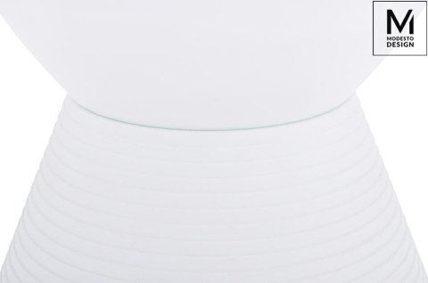 Modesto Design MODESTO stołek TAMBURO biały - polipropylen