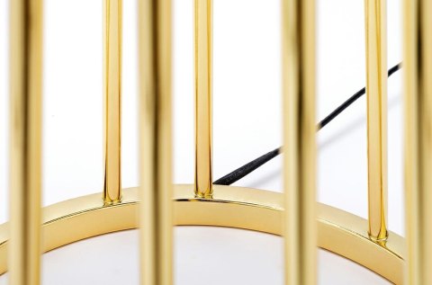 MOOSEE lampa podłogowa HOLMES złota z czarnym kloszem