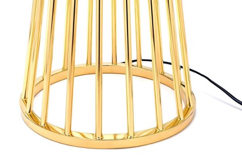 MOOSEE lampa podłogowa HOLMES złota z czarnym kloszem