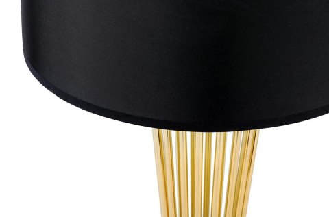 MOOSEE lampa podłogowa HOLMES złota z czarnym kloszem