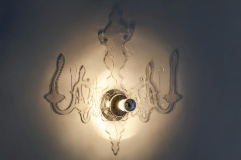 MOOSEE lampa ścienna ICE 3D transparentna