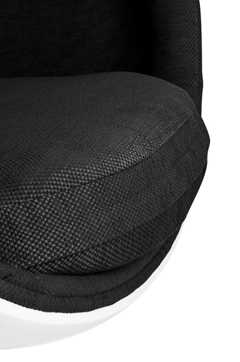 King Home Fotel OVALIA biało-czarny - włókno szklane