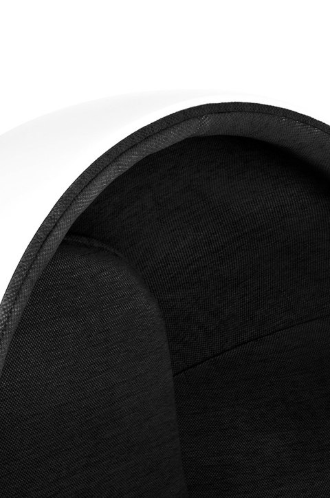 King Home Fotel OVALIA biało-czarny - włókno szklane