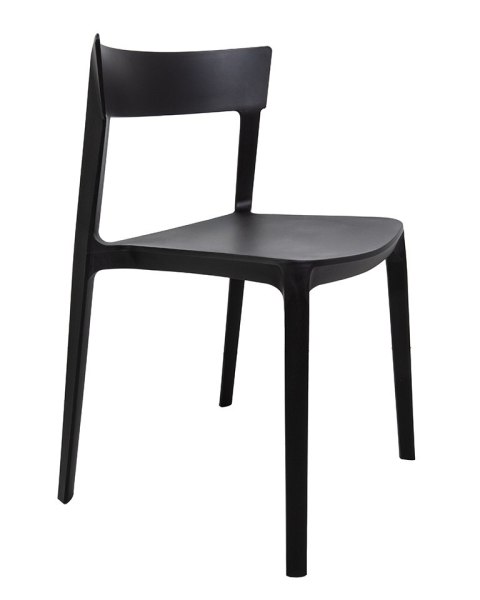 Krzesło JASPER czarne - polipropylen