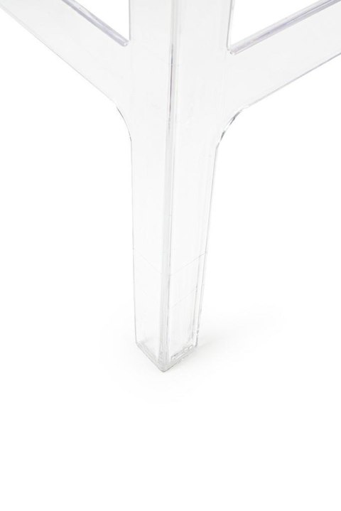 King Home Krzesło barowe VICTORIA 65 cm transparentne