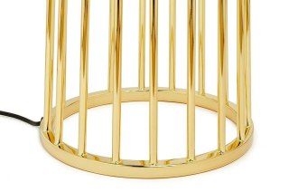 MOOSEE lampa podłogowa HOLMES STRAIGHT złota z czarnym kloszem