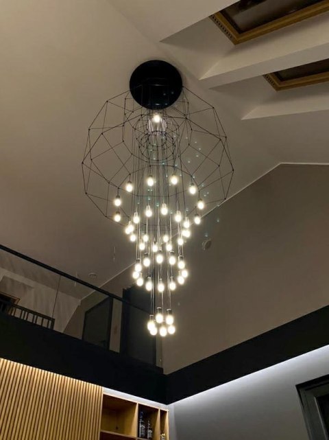 MOOSEE lampa wisząca FLUSSO 43 GRANDE czarna