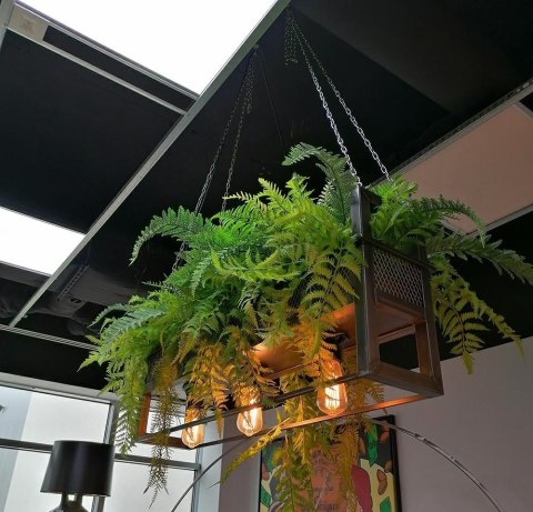 MOOSEE lampa wisząca / kwietnik SEMIRA 100 INDUSTRIAL