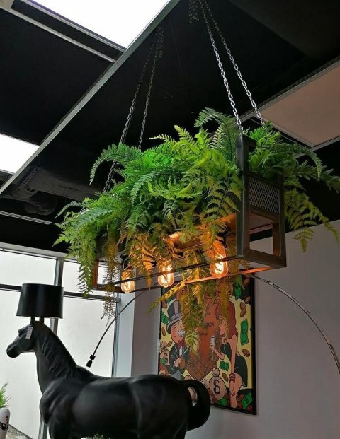 MOOSEE lampa wisząca / kwietnik SEMIRA 100 INDUSTRIAL