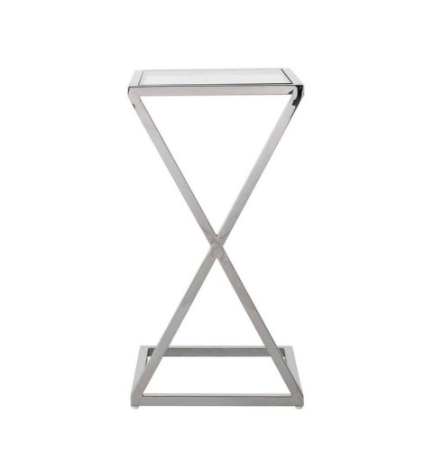 RICHMOND stolik PARAMOUNT - szkło, stal polerowana