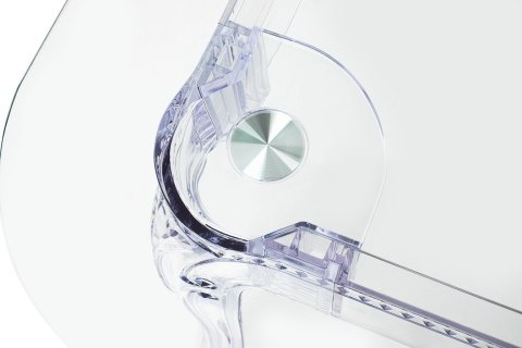 King Home Stół KING 120 transparentny - poliwęglan, szkło hartowane