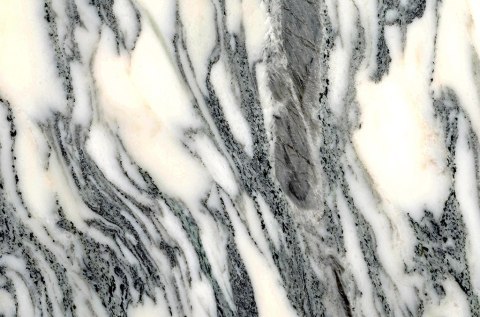 Stół TULIP ELLIPSE MARBLE ARABESCATO 200 biały - marmur, metal