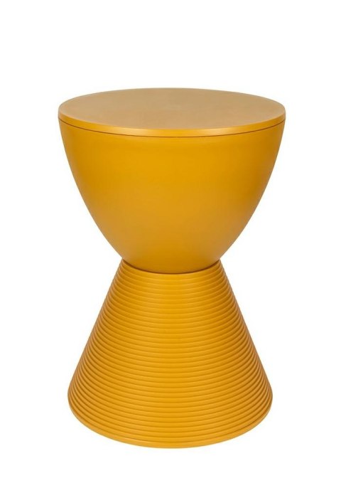 King Home Stołek TAMBURO pastelowy imbir - polipropylen