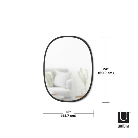Umbra UMBRA lustro HUB 46 x 61 cm czarne