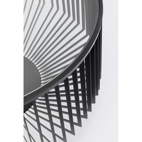 Kare Design KARE stolik kawowy CORINNE 80 czarny