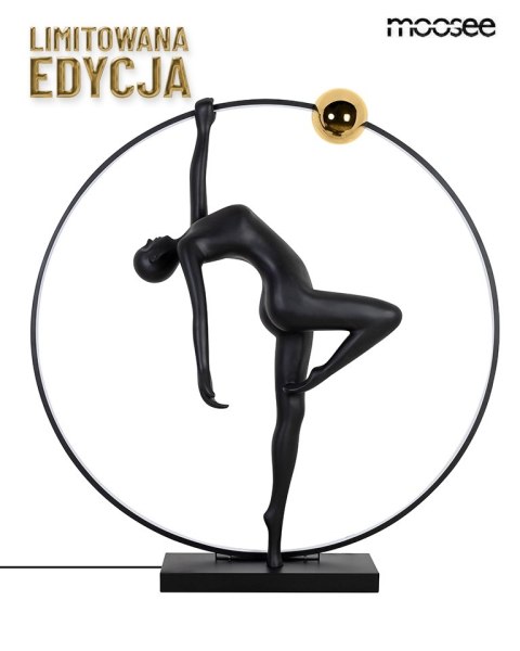 MOOSEE lampa podłogowa HUMAN ACROBATIC czarna