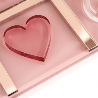 Richmond Interiors RICHMOND kółko i krzyżyk JOLISA różowy