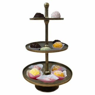 Richmond Interiors RICHMOND patera na ciasto FALLSTAFF brązowa