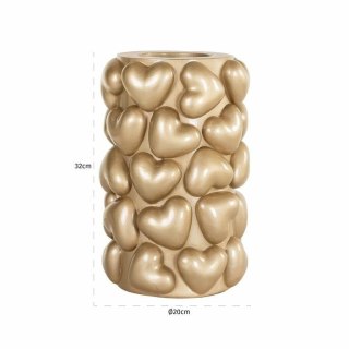 Richmond Interiors RICHMOND świecznik ANNE HEARTS L złoty