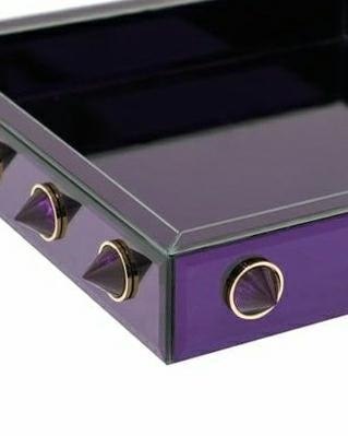 Richmond Interiors RICHMOND taca dekoracyjna JINX fioletowa