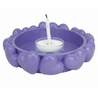 Richmond Interiors RICHMOND taca dekoracyjna SANNY HEARTS fioletowa