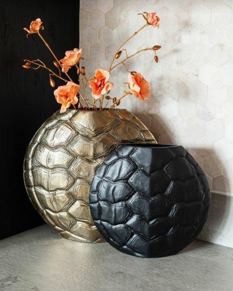 Richmond Interiors RICHMOND wazon LENA szczotkowane złoto