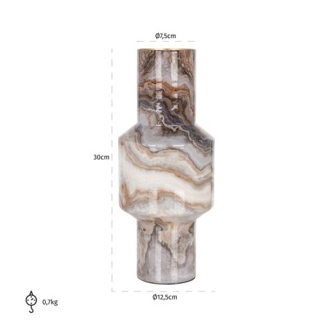 Richmond Interiors RICHMOND wazon NOIA S brązowy