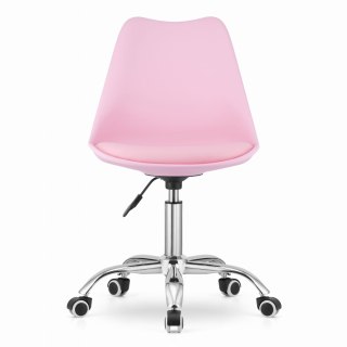 Krzesło obrotowe ALBA - róż