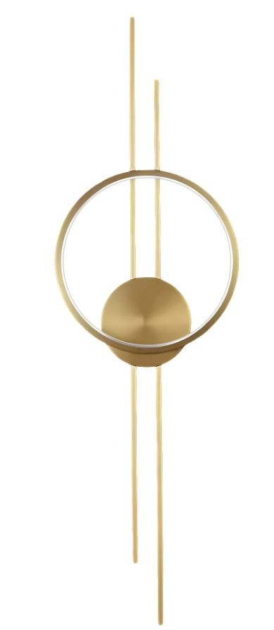LAMPA APP1781-W BRUSH GOLD