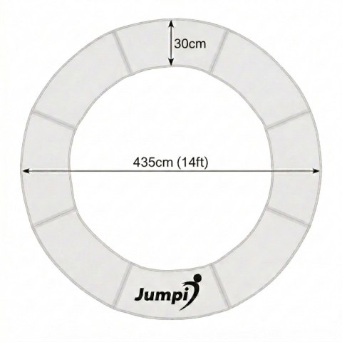 Osłona sprężyn do trampoliny 14FT 435cm JUMPI