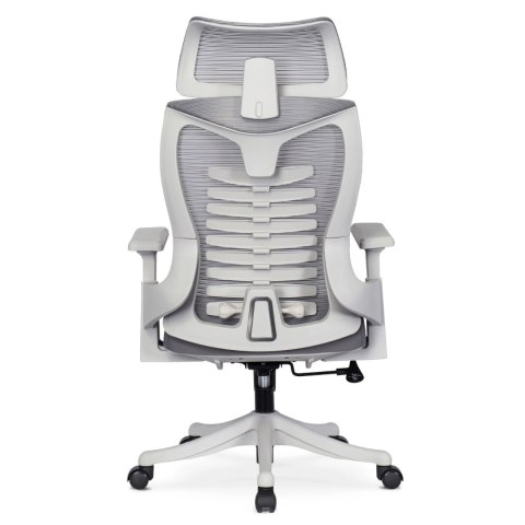 Fotel Biurowy Ergonomiczny Obrotowy CARET 2 Wentylowany Szary Nowoczesny