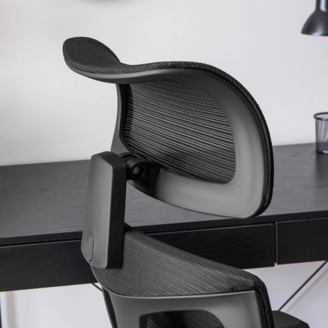 Fotel Obrotowy CARET Ergonomiczny Czarny