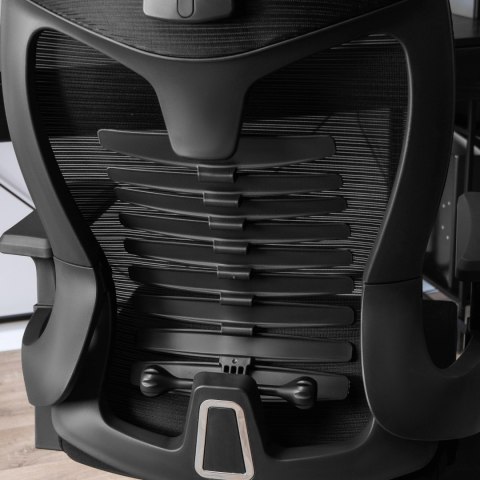 Fotel Obrotowy CARET Ergonomiczny Czarny