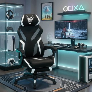 Fotel Obrotowy Gamingowy MAXIMO Czarny/Biały