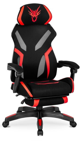 Fotel Obrotowy Gamingowy MAXIMO Czarny/Czerwony