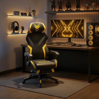 Fotel Obrotowy Gamingowy MAXIMO Czarny/Żółty
