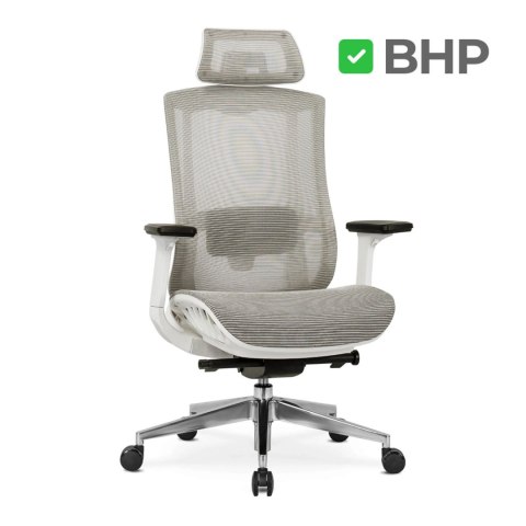 Fotel Biurowy Ergonomiczny Obrotowy SKY Beżowy Nowoczesny