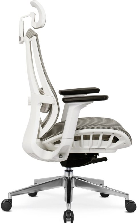 Fotel Biurowy Ergonomiczny Obrotowy SKY Beżowy Nowoczesny