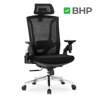 Fotel Obrotowy WILLY Ergonomiczny Czarny