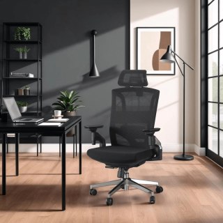 Fotel Obrotowy WILLY Ergonomiczny Czarny