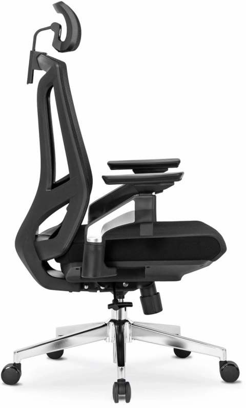 Fotel Obrotowy WILLY Ergonomiczny Czarny