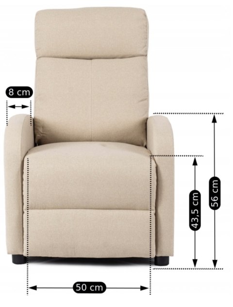 Fotel Rozkładany DANNY Beżowy