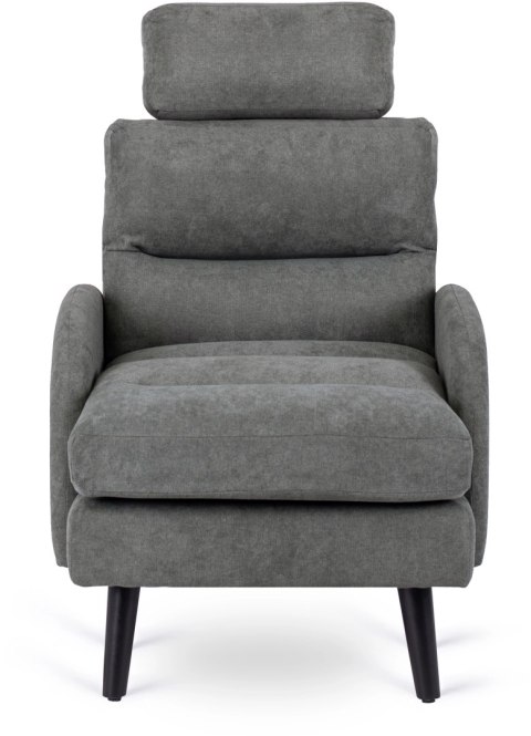 Fotel Wypoczynkowy HENRY z Podnóżkiem Szary