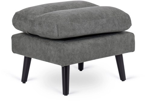 Fotel Wypoczynkowy HENRY z Podnóżkiem Szary